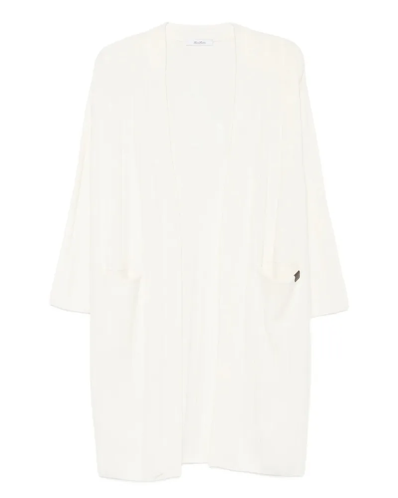 Max Mara Cashmere Cardigan White