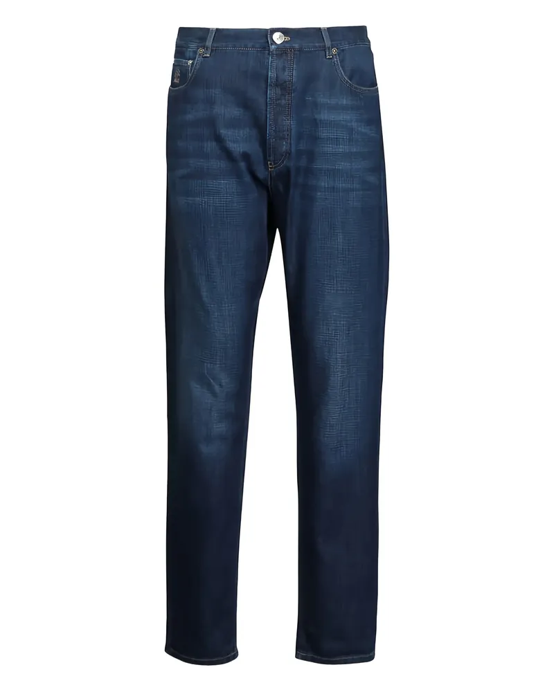 Brunello Cucinelli Button-closure Jeans Blue