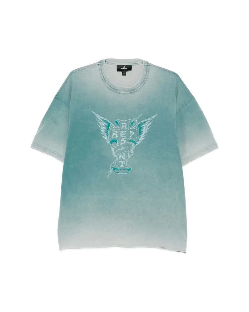 REPRESENT Westside Graphic-print T-shirt Blue