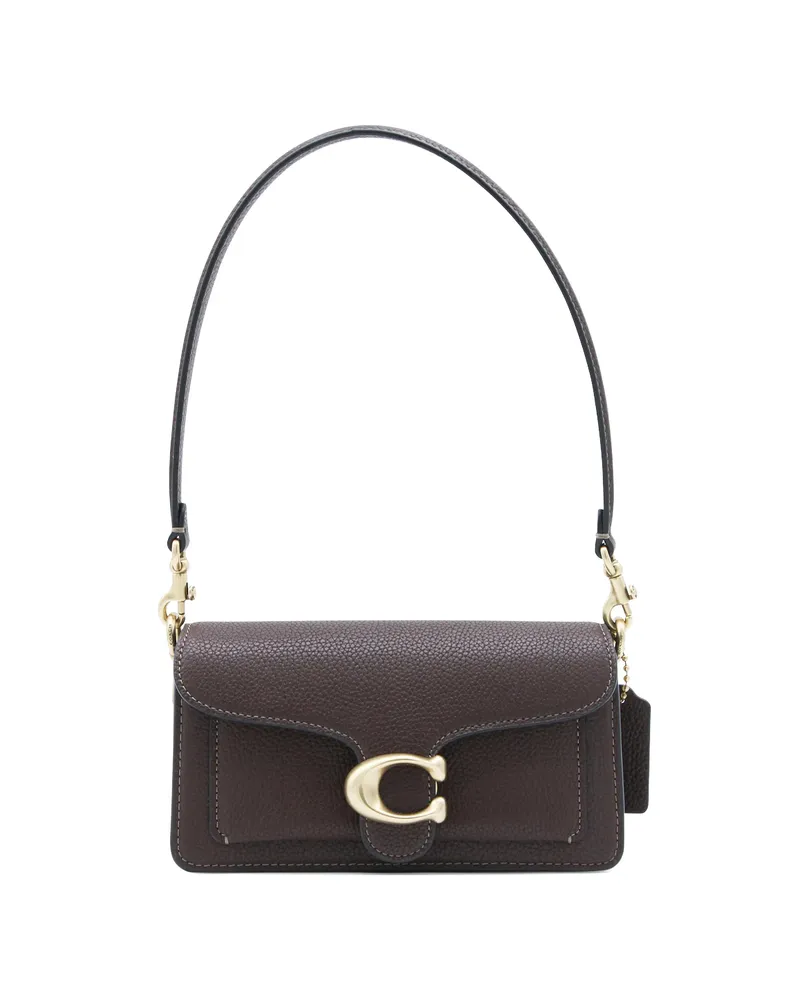 Coach 20 Tabby Pebbled Mini Bag Brown