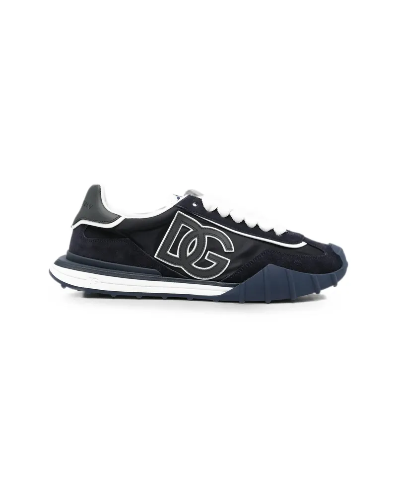 Dolce & Gabbana DG-logo Lace-up Sneakers Blue