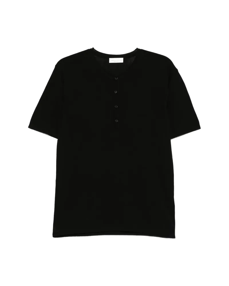 Roberto Collina Button Knitwear Black