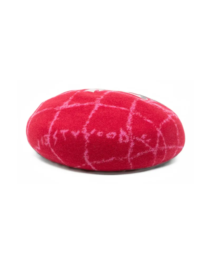 Vivienne Westwood Orb Argyle Beret Red