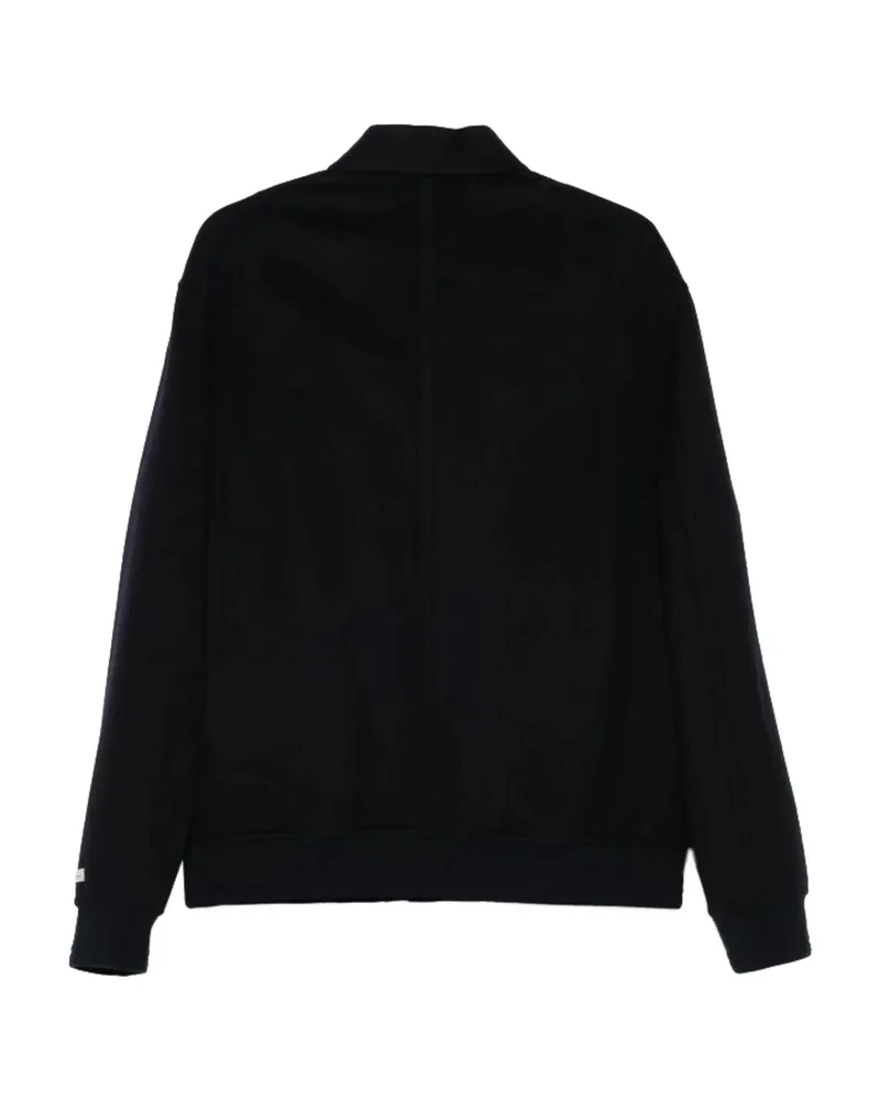 Canali Wool-cashmere Jacket Blue