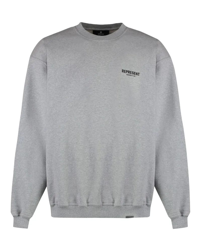 REPRESENT Logo-printed Sweatshirt Grey