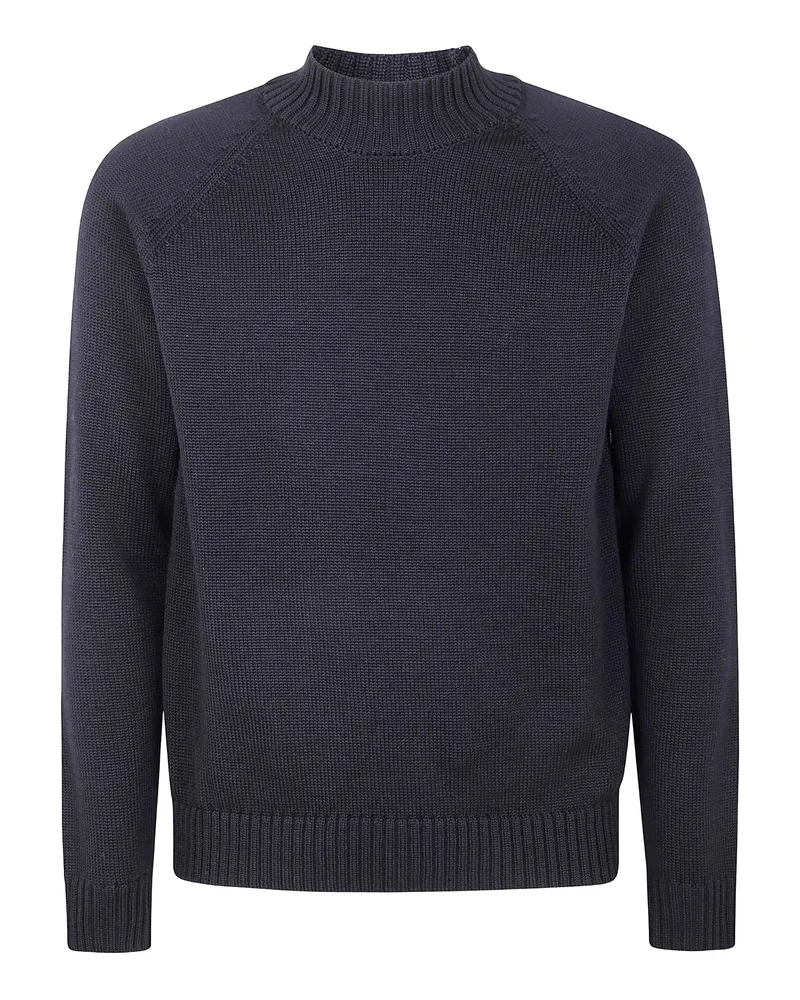 Zanone High-neck Sweater Black