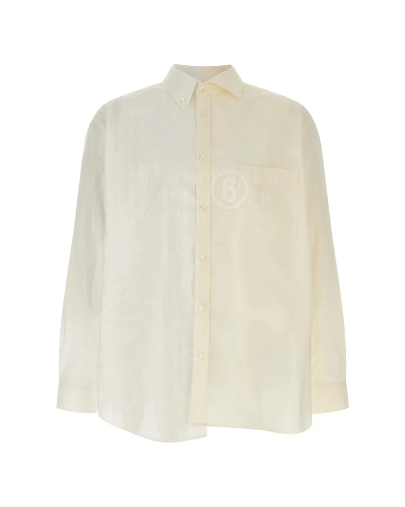 Maison Margiela Panelled Shirt Neutrals