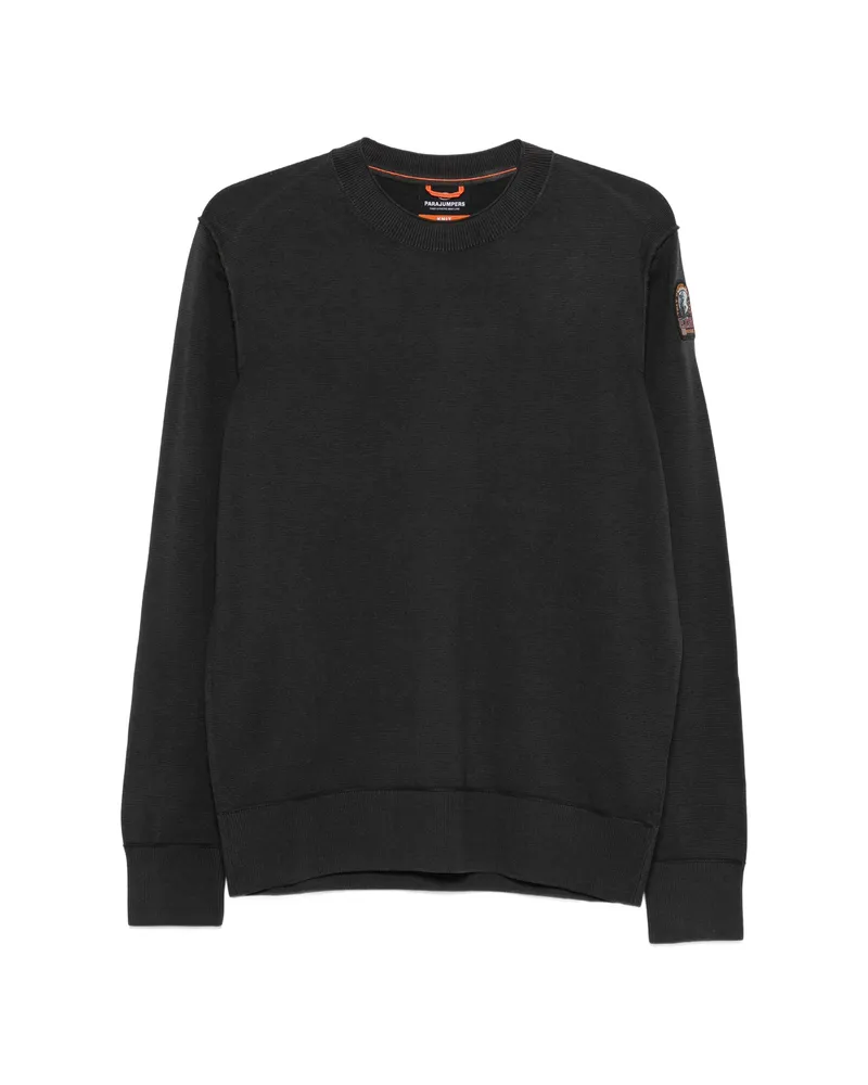 Parajumpers Ribbed Crewneck Sweatshirt Grey