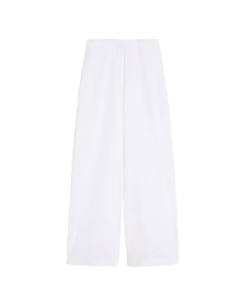 Max Mara Elasticated-waist Trousers White