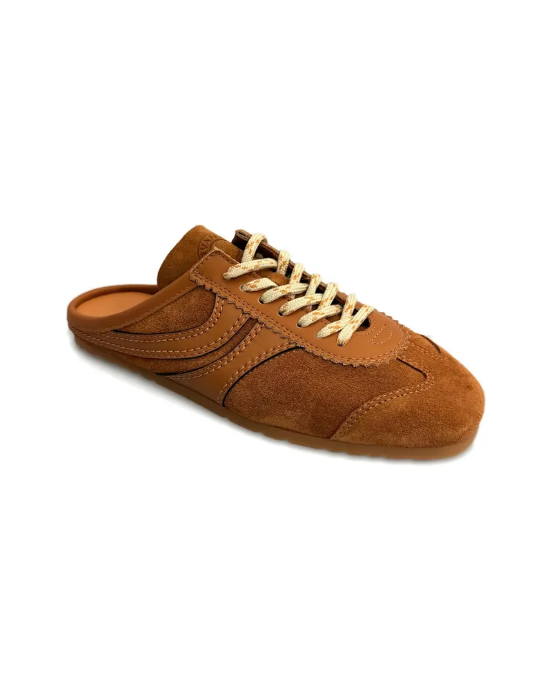 Dries van Noten Suede Sneakers Brown