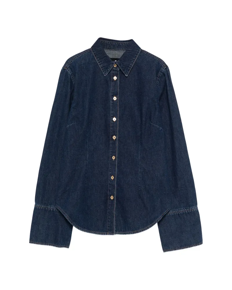 7 for all mankind Button Shirt Blue