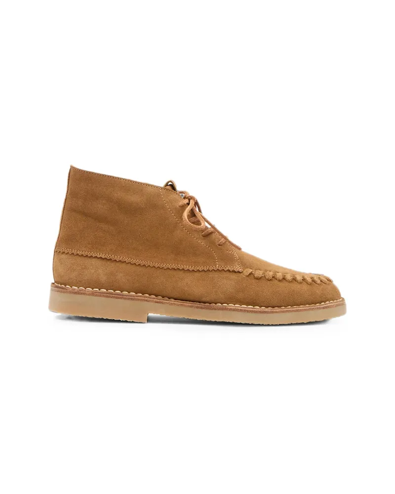 Isabel Marant Dersee Lace-up Suede Desert Boots Neutrals