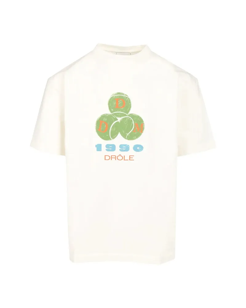 Drôle de Monsieur Drôle 1990 Graphic-print T-shirt White