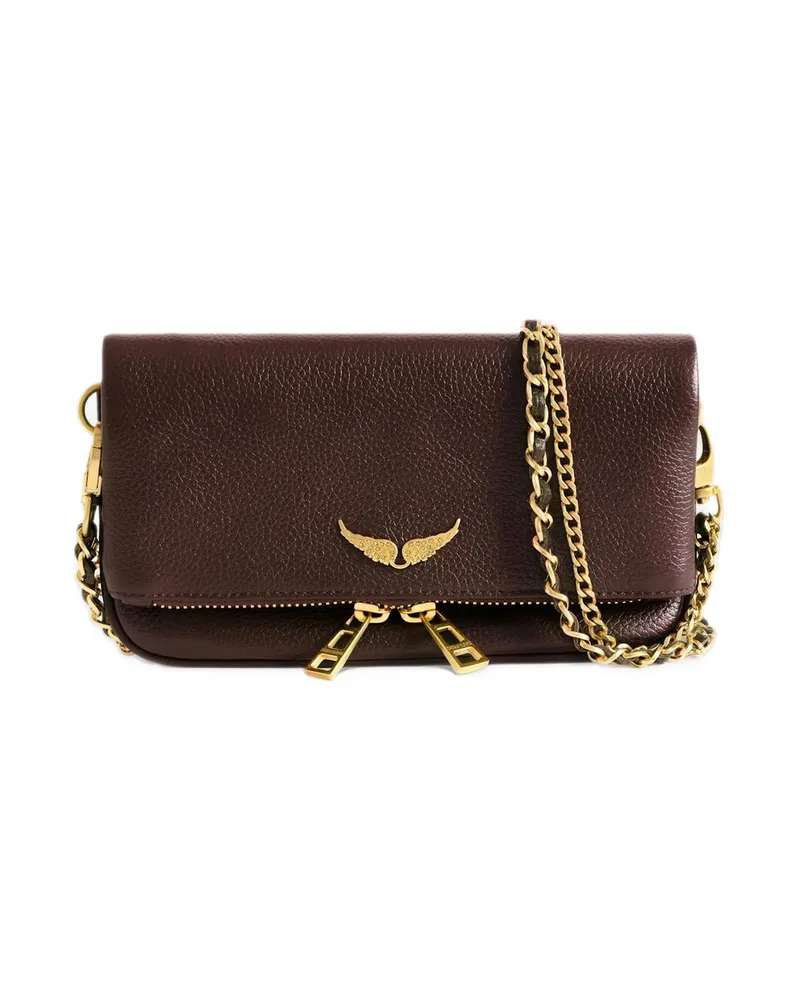 Zadig & Voltaire Rock Mini Clutch Bag Purple