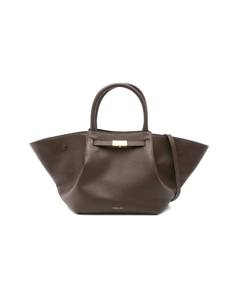 DeMELLIER Midi New York Tote Bag Brown