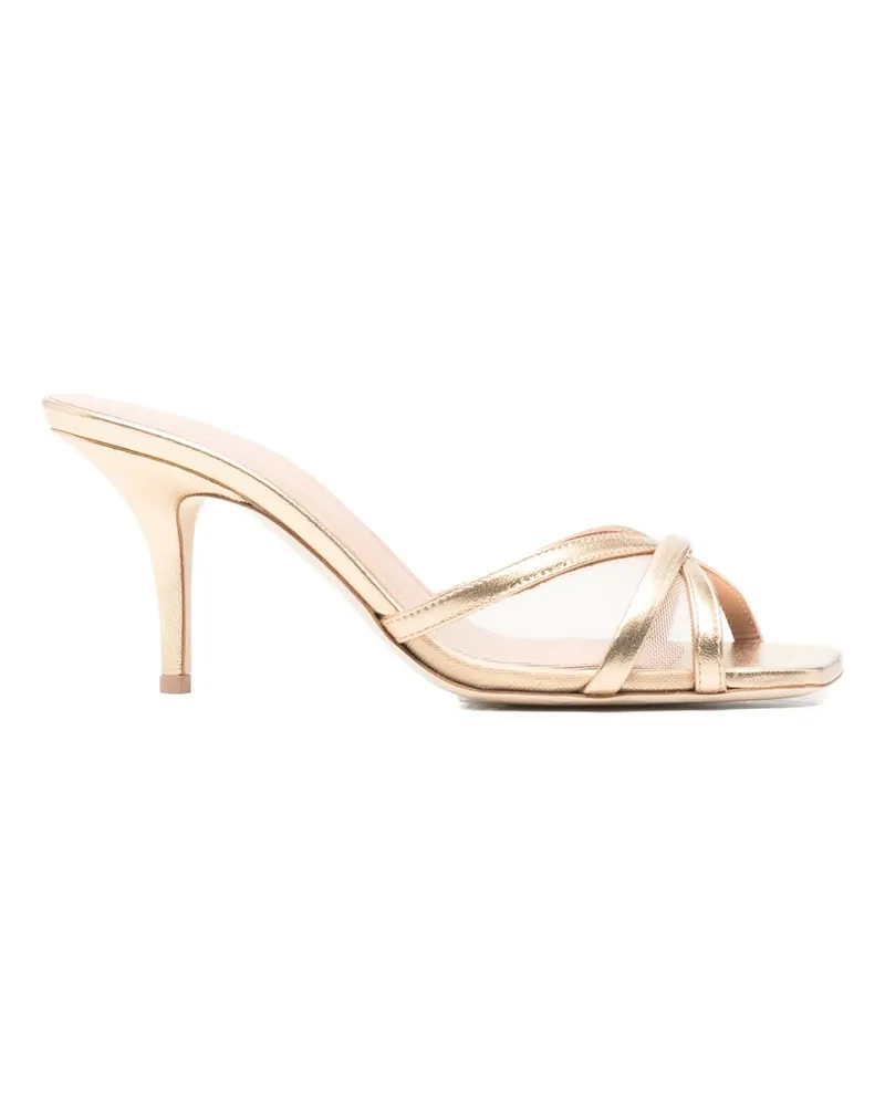 Malone Souliers Criss-cross Stiletto Pumps 70mm Gold