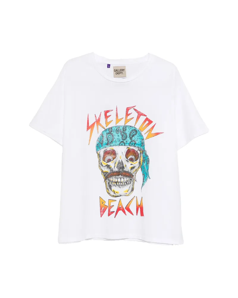 GALLERY DEPT. Skeleton-graphic T-shirt White