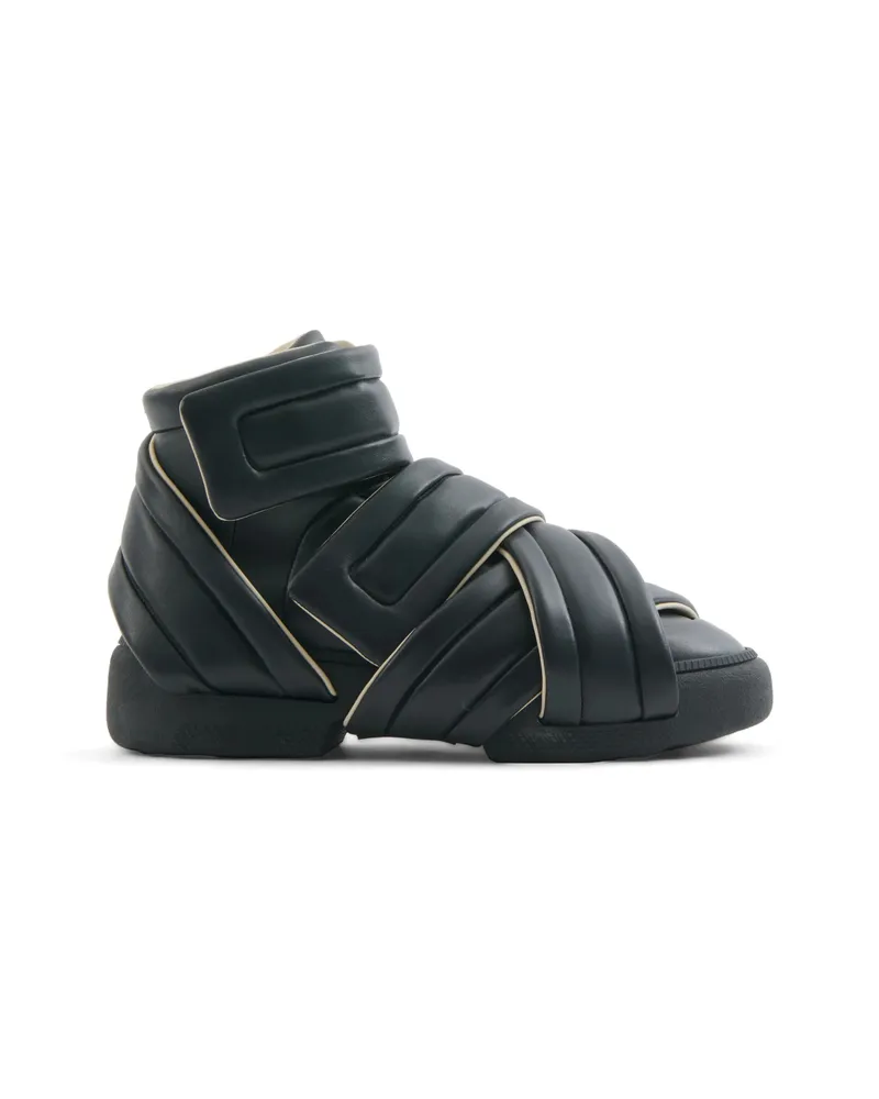 Maison Margiela Future Show Leather Sneakers Black