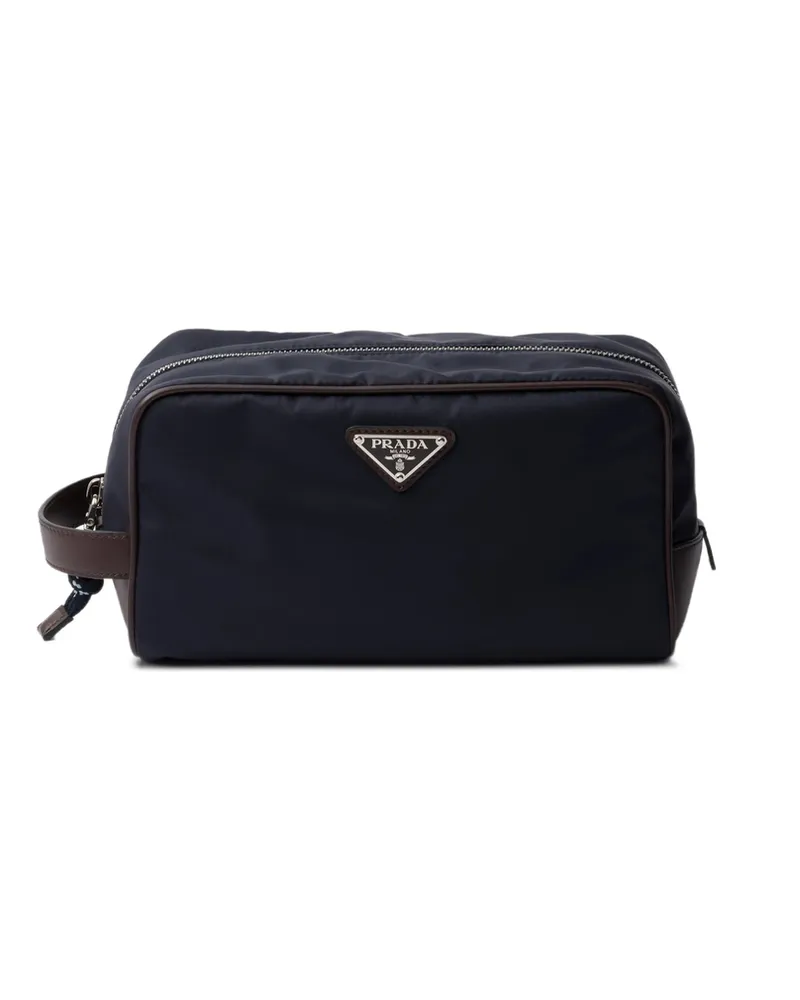 Prada Speedrock Re-Nylon Pouch Blue