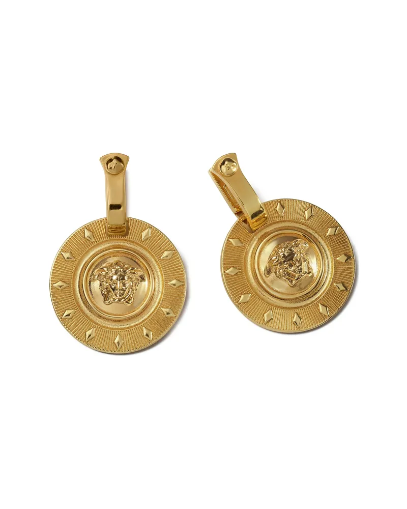Versace Helios Earrings Gold