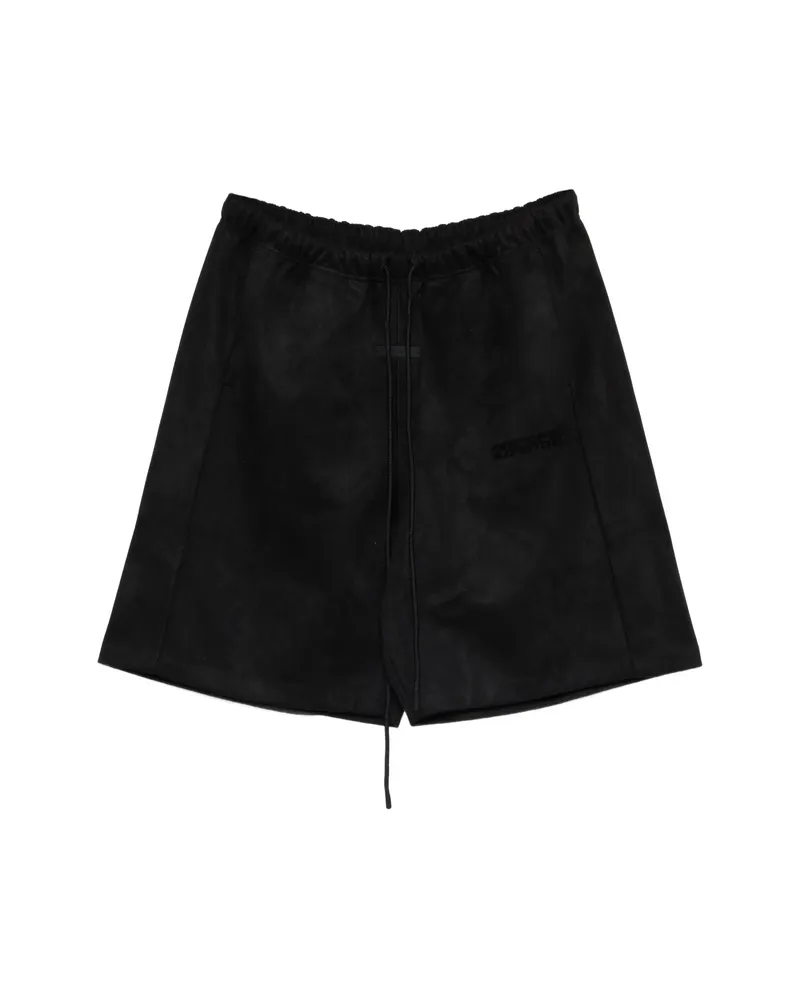 Fear of God Drawstring Logo Shorts Black