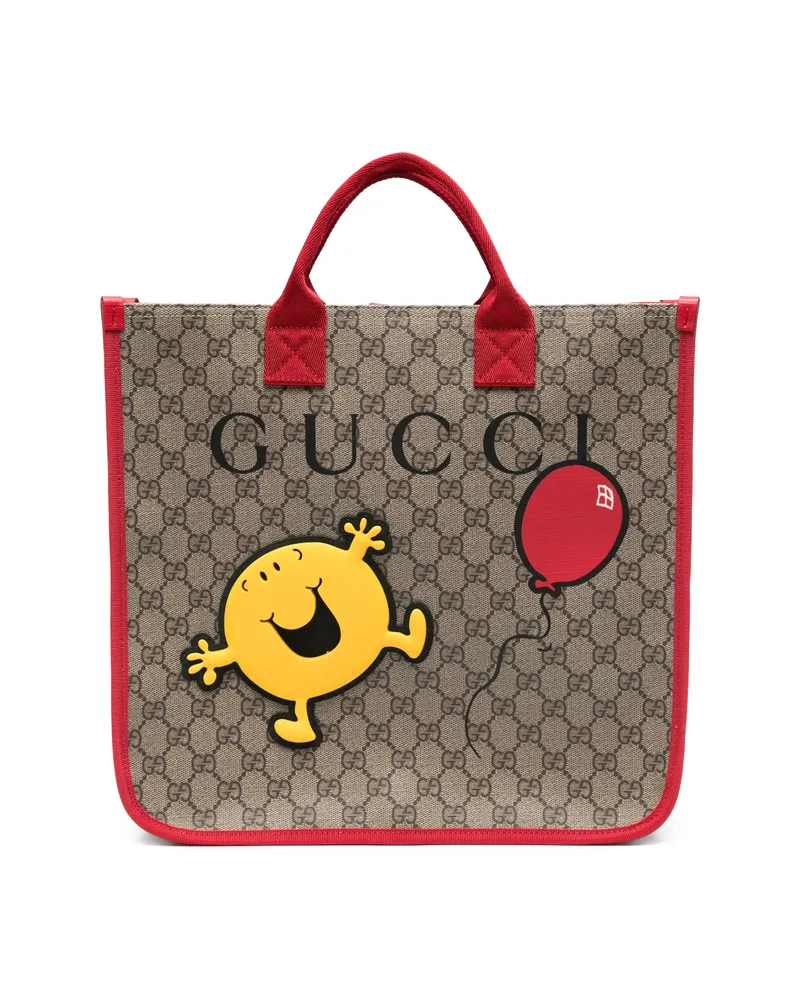 Gucci Cartoon-print Tote Bag Neutrals