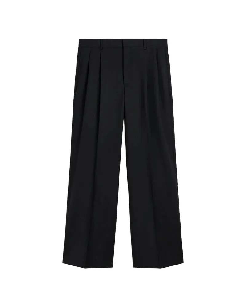 Sunflower Pleated Trousers Black