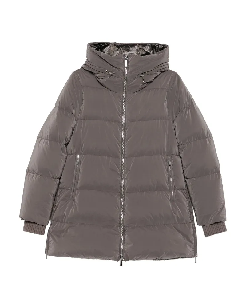 MOORER Carinzia Hooded Jacket Brown