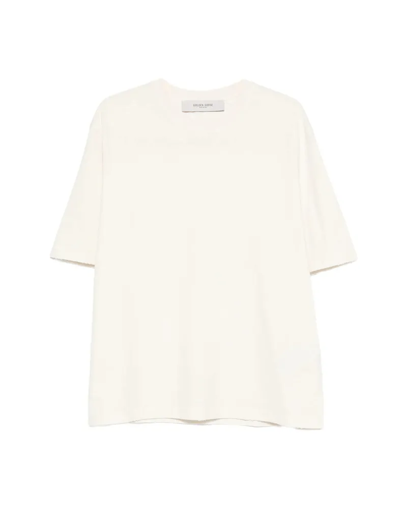 Golden Goose Logo-detail T-shirt Neutrals