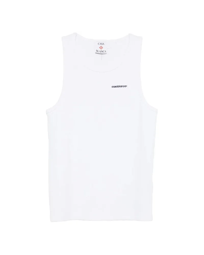 Casablanca Paris Logo-print Tank Top White