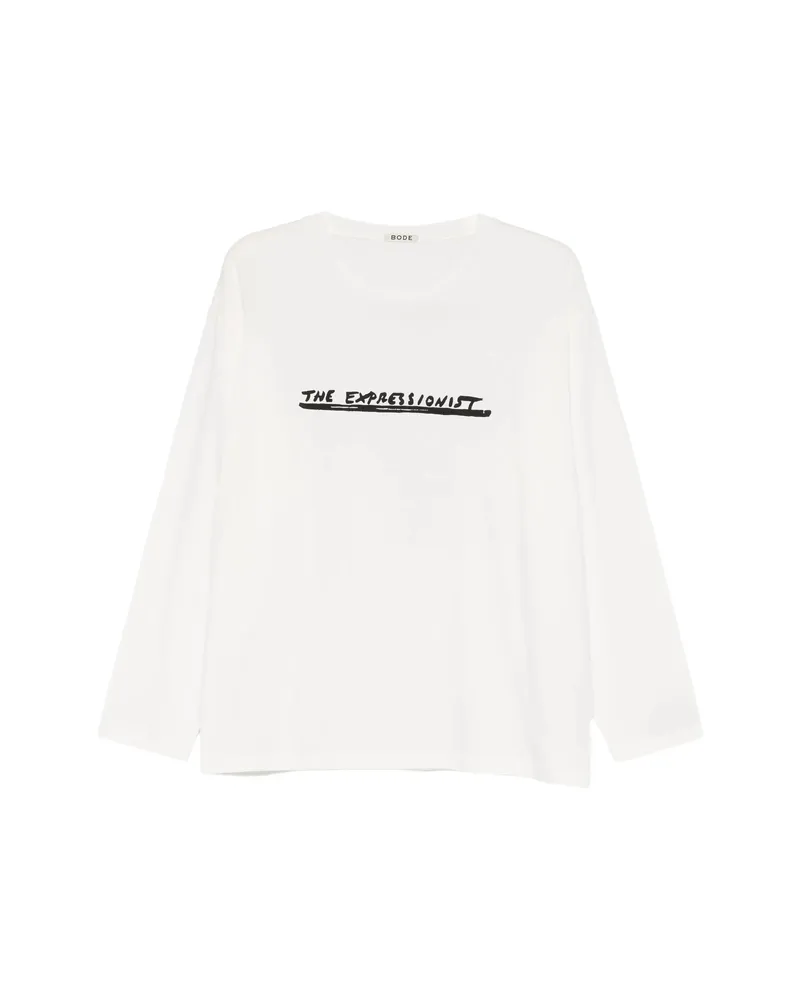 BODE Long-sleeve T-shirt White