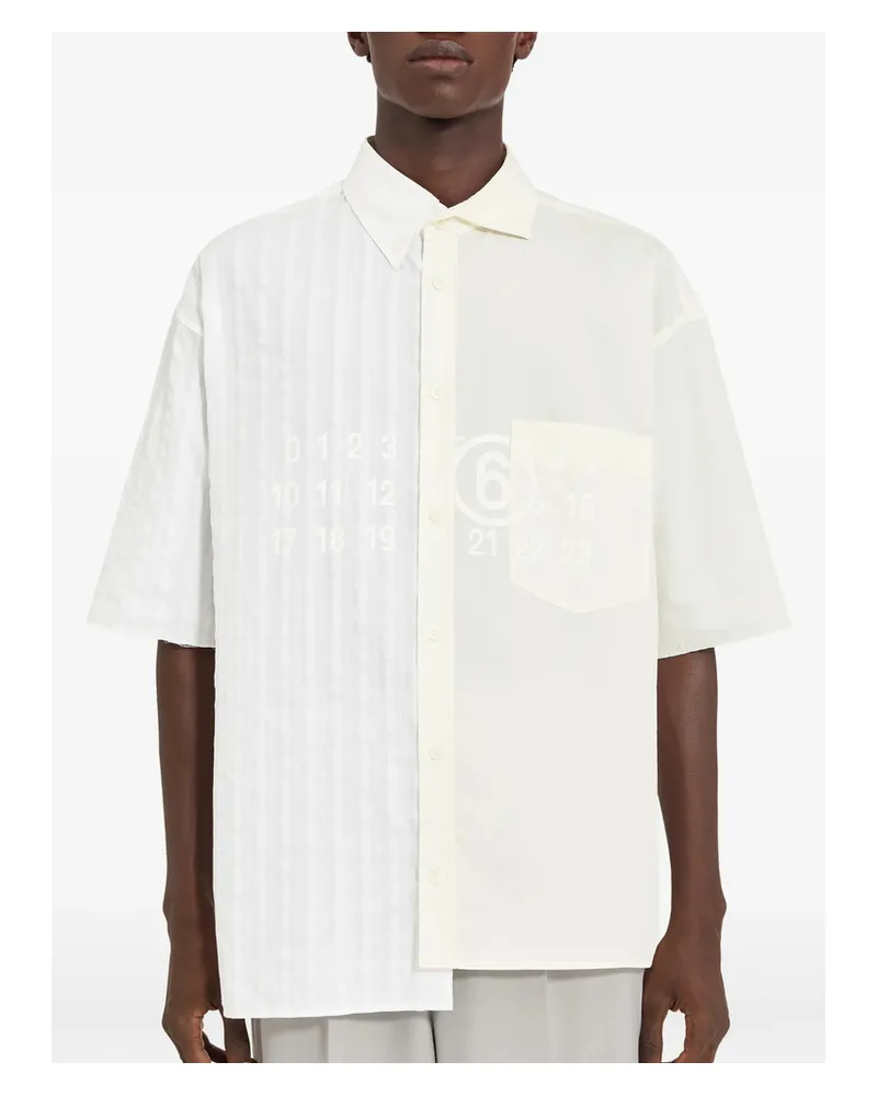 Maison Margiela Cotton Poplin Shirt White