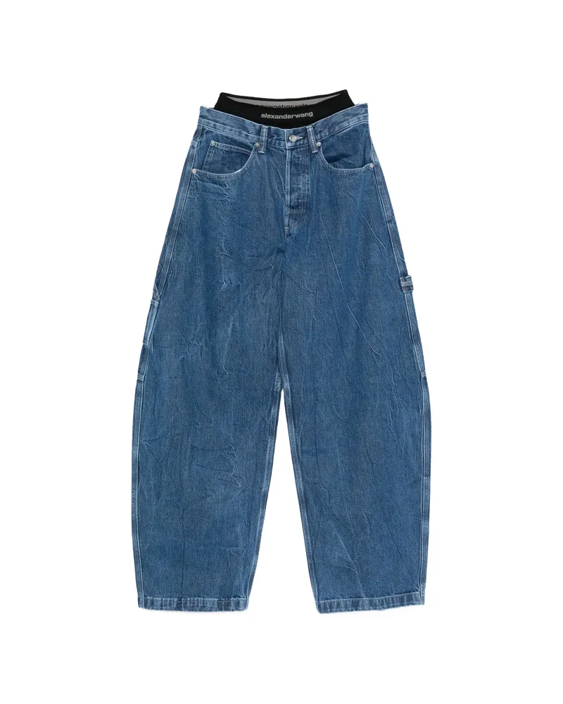 Alexander Wang Cotton Mid-rise Jeans Blue