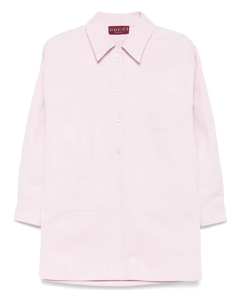 Gucci Canvas Overshirt Pink