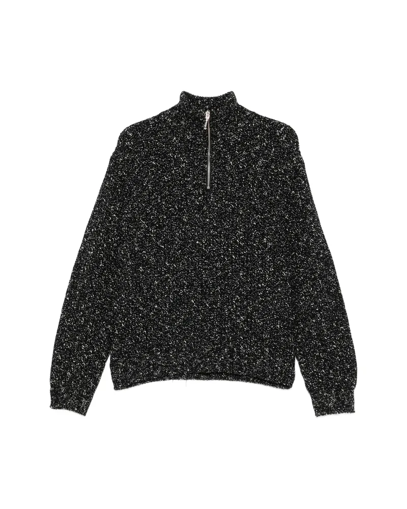 Ernest W. Baker Quarter-zip Sweater Black