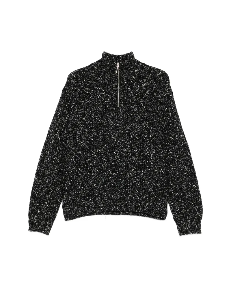 Ernest W. Baker Quarter-zip Sweater Black