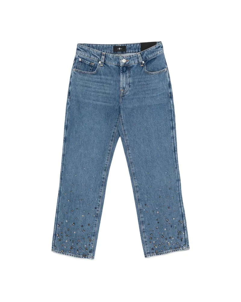 7 for all mankind Calie Embellished Jeans Blue