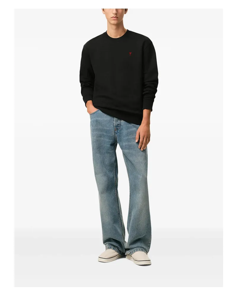 AMI Paris Ami De Coeur Sweatshirt Black