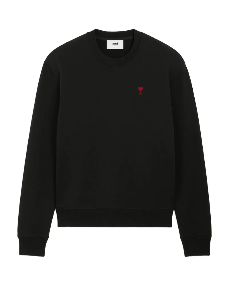 AMI Paris Ami De Coeur Sweatshirt Black