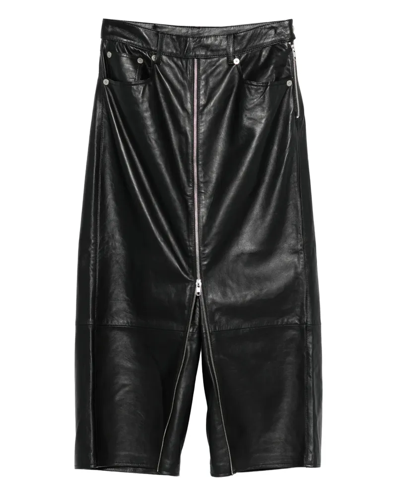 R13 Zippered Trousers Black