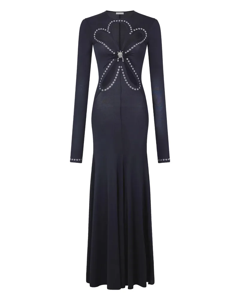 Paco Rabanne Cut-out Evening Dress Black