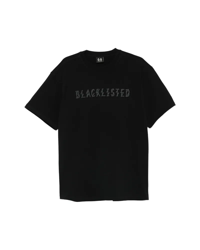 44 LABEL GROUP Blacklisted Crew-neck T-shirt Black