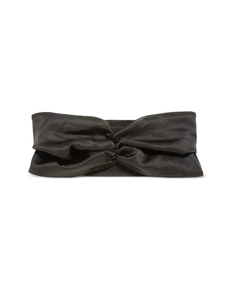 Jennifer Behr Norma Twisted Head Wrap Black