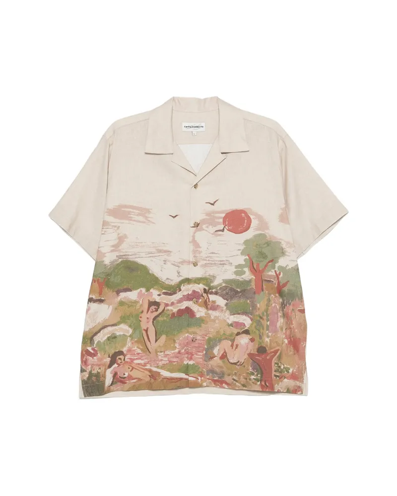 Carne Bollente Printed Shirt Neutrals