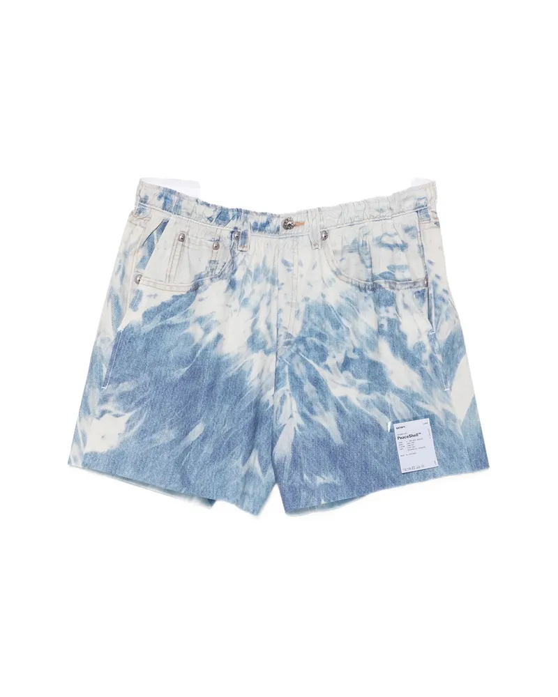 Satisfy PeaceShell 5" Denim-effect Shorts Blue