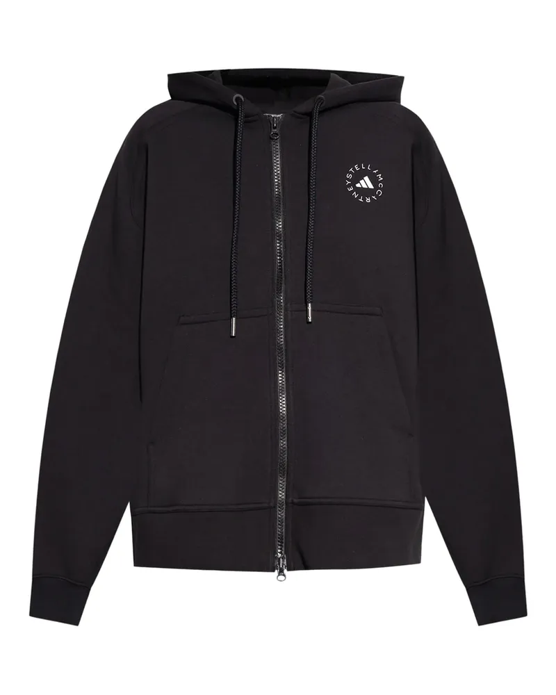 adidas Zip Hoodie Jacket Black