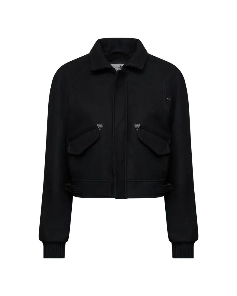 Maison Margiela Flap-pocket Bomber Jacket Black