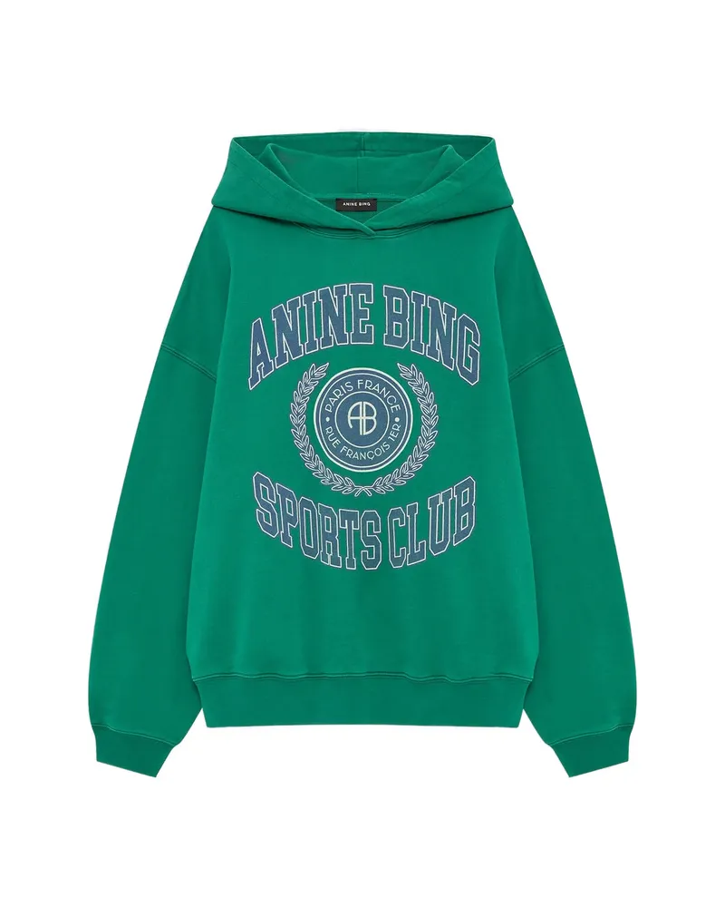 Anine Bing Harvey Sweatshirt Collegiate - Green Green