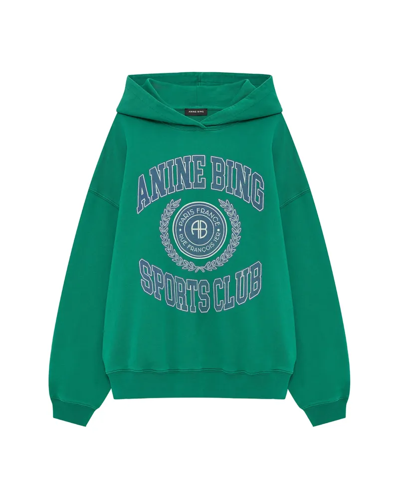 Anine Bing Harvey Sweatshirt Collegiate - Green Green