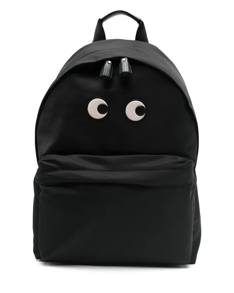 Anya Hindmarch Eyes Backpack Black